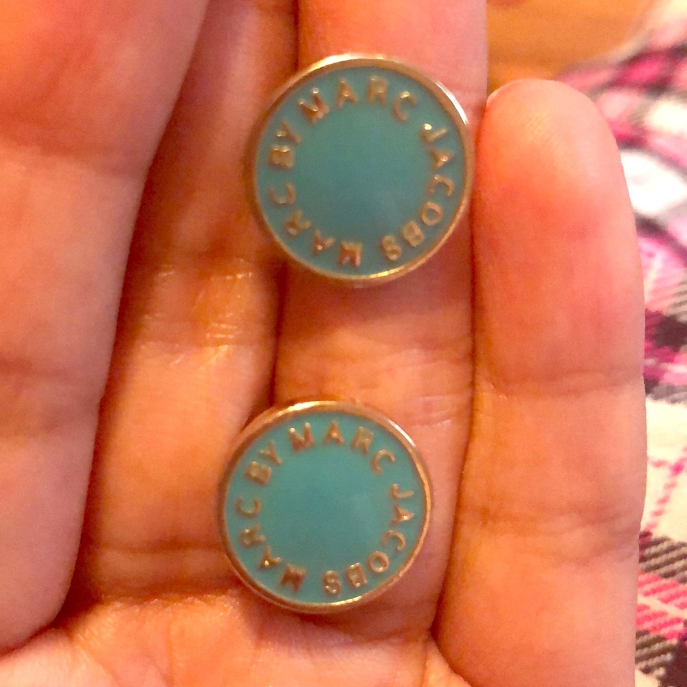 New teal earrings
